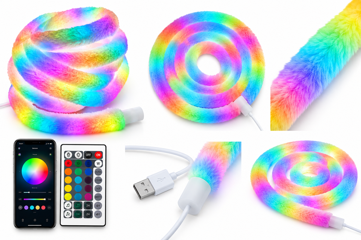Пухкава RGB лента – пет метра