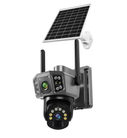 12MP Соларна смарт камера с два обектива